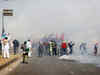 Farmers' protest: Delhi Police fire tear gas shells to disperse farmers at Singhu border