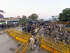 Farmers pelt stones, break barricades at Delhi-Haryana Singhu border