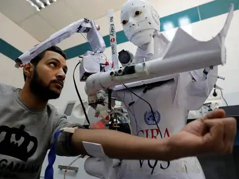 Robot to conduct Covid tests