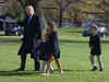 Watch: Trump returns to White House with family after holiday break