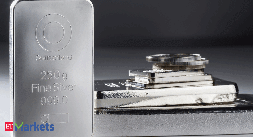Silver futures up on spot demand The Economic Times