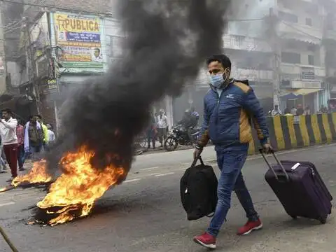Bharat Bandh in Patna