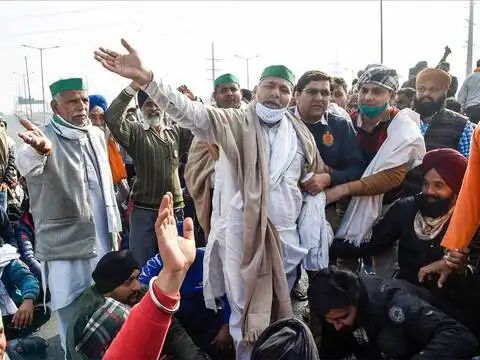 Farmers' sit-in protest