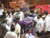 Karnataka Upper House plunges into chaos, lawmakers throw Covid-19 protocol to the winds