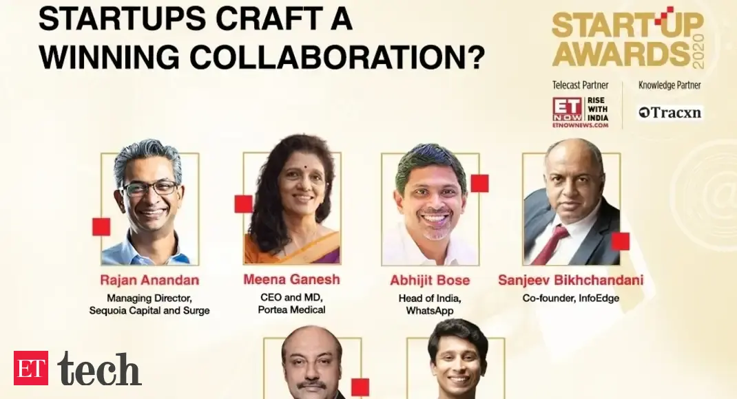 ET Startup Awards 2020: ET Startup Awards Dialogues: Startups, Big Tech need to start talking - Vimarsana News