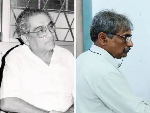 Akbar Padamsee and Mohan Sona
