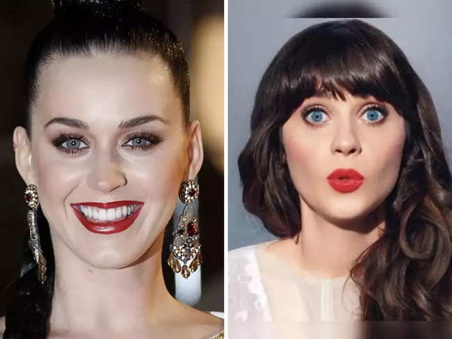 The video of "Not the End of the World" is also a fun, ironic reference to the fact that Perry and Deschanel are always called lookalikes.