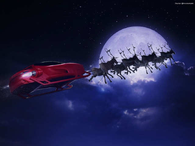 Santa dials Lexus