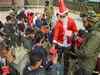 On Christmas: Indian Army plays Santa for kids in Kashmir