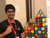 Mohammed Aiman Koli shows how to think on your feet with a Rubik’s Cube