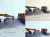 Watch: Snow clearance operation at Srinagar airport in J&K by BRO