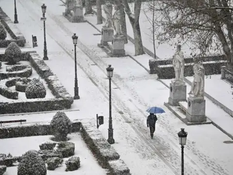 Plummeting temperatures