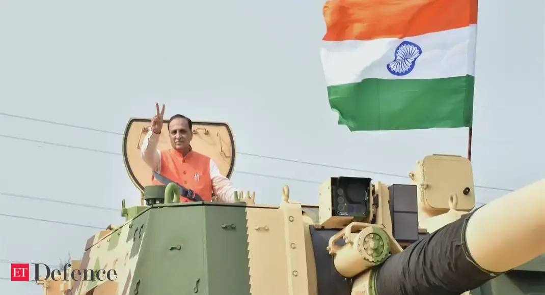 Gujarat CM flags of Larsen & Toubro-made 91st K9 Vajra-T Gun - Vimarsana News