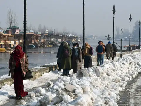 Harsh winters of Kashmir