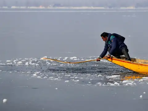 The frozen surface
