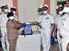 COVID vaccine: Indian Navy officers receive their first shots in Visakhapatnam
