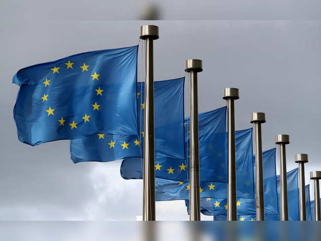 European Union (EU) flags