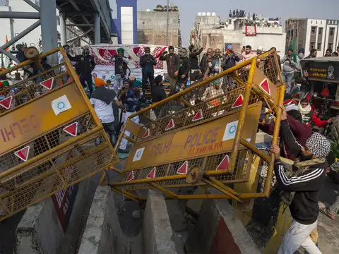 Barricades broken
