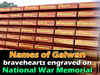 Delhi: Names of Galwan bravehearts engraved on National War Memorial