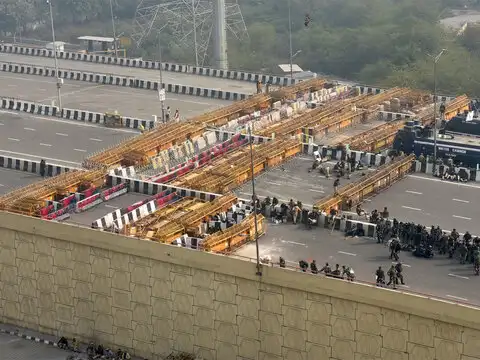 Protest sites turn fortresses