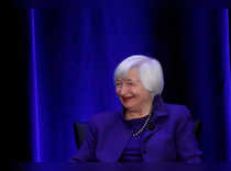 FILE PHOTO: Former Federal Reserve Chairman Janet Yellen speaks during a panel discussion in Atlanta