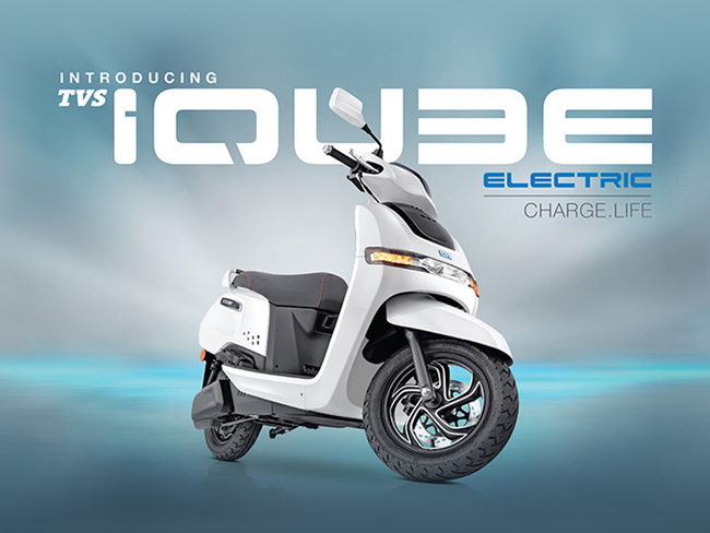 TVS iQube, electric vehicle, electric bike