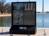 One-of-a-kind glass portrait unveiled in honour of Kamala Harris at historic Lincoln Memorial