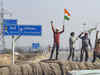 'Chakka jam' on KMP Expressway: Protest songs, tricolor and polite request to commuters