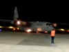 Uttarakhand Glacier Burst: C130J Super Hercules transport aircraft landed at Jolly Grant airport in Dehradun with rescue teams