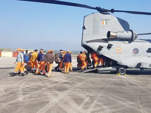 Second wave of Mi-17s and Chinooks