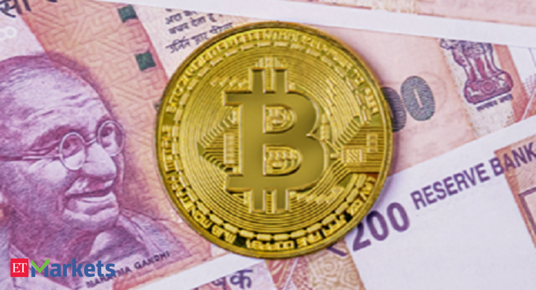 1 bitcoin is equal to how many rupees