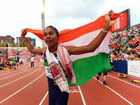 Hima Das scripts history, becomes first Indian woman to win gold in