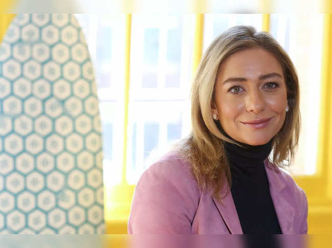 FILE PHOTO: Bumble founder and CEO Whitney Wolfe Herd sits for a portrait in the Manhattan borough of New York City