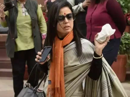 Video: Mahua Moitra Dragged, Forcibly Lifted By Delhi Cops From