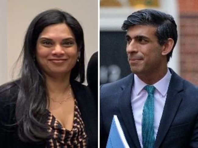The TIME profile described Vijaya Gadde (L) as 'one of Twitter's most powerful executives', and Rishi Sunak remains the UK's most popular politician, according to the pollster YouGov.​ (​Image: Twitter/@vijaya & Twitter/@RishiSunak​)