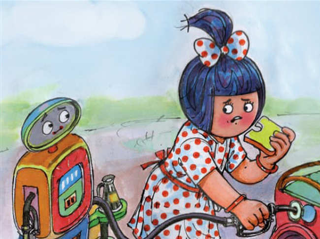 ​Amul India decided to share its take on the steeply rising fuel prices.