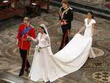 William and Kate leave Westminister Abbey