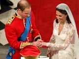 William puts the ring on Kate