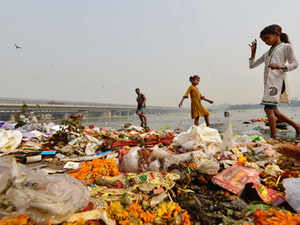river pollution garbage pti