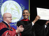 Obama receives honorary degree