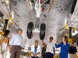 Barack Obama at NASA's Kennedy Space Center with family