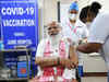 PM Modi takes his first dose of Covid-19 vaccine at Delhi's AIIMS