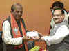 Former TMC MP Dinesh Trivedi joins BJP in presence of J P Nadda