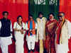 Actor Mithun Chakraborty joins BJP ahead of Prime Minister Modi's rally in Kolkata