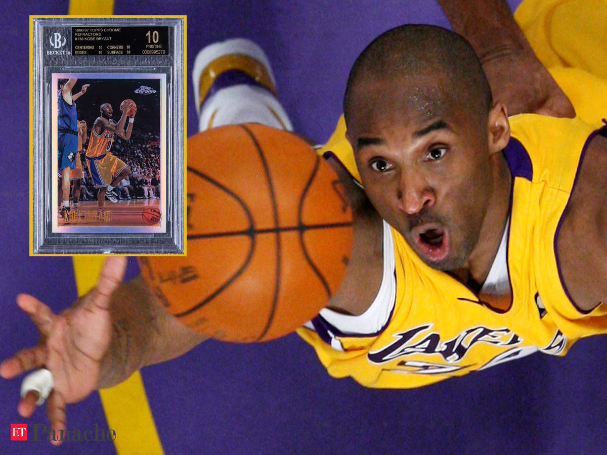 Kobe Bryant S Rare Rookie Card In Black Label Pristine Condition Sells For 1 795 Mn The Economic Times
