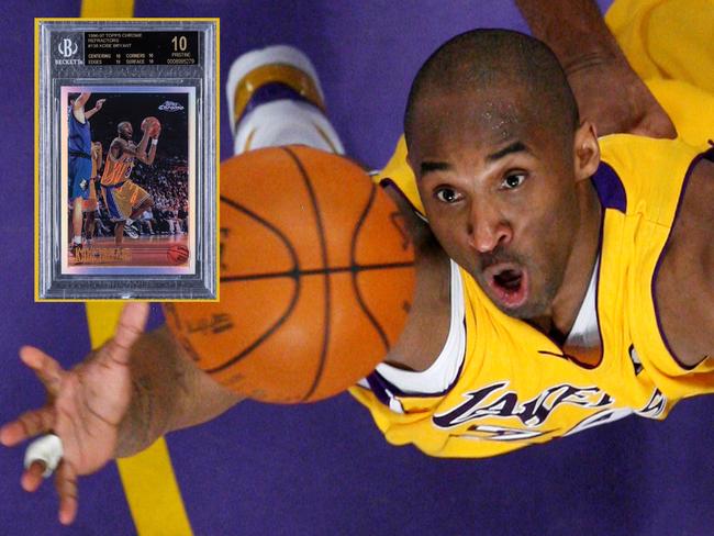 Kobe Bryant S Rare Rookie Card In Black Label Pristine Condition Sells For 1 795 Mn The Economic Times