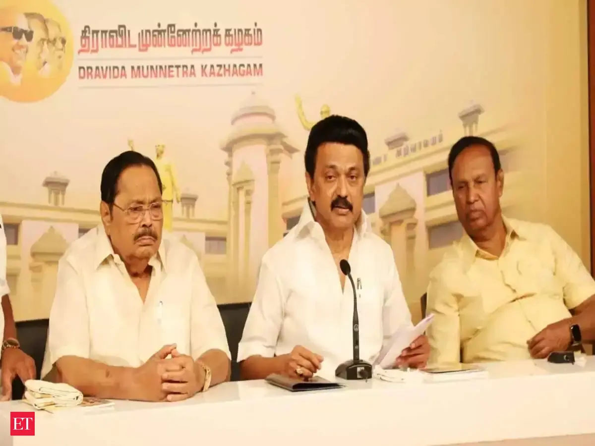 DMK party president M K Stalin releases election manifesto ahead of ...
