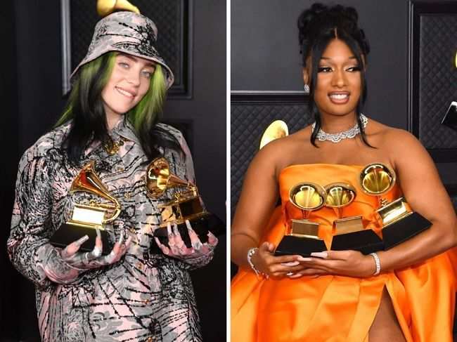 While Billie Eilish took home 2 awards, Megan Thee Stallion ruled with 3 Grammy ​trophies.