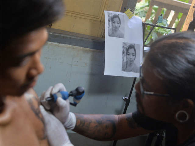 People in Myanmar protest against military's seizure of power through  coup-themed tattoos - Tattoo resistance | The Economic Times
