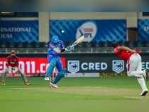 Dubai: Delhi Capitals player Axar Patel during the cricket match of IPL 2020 aga...